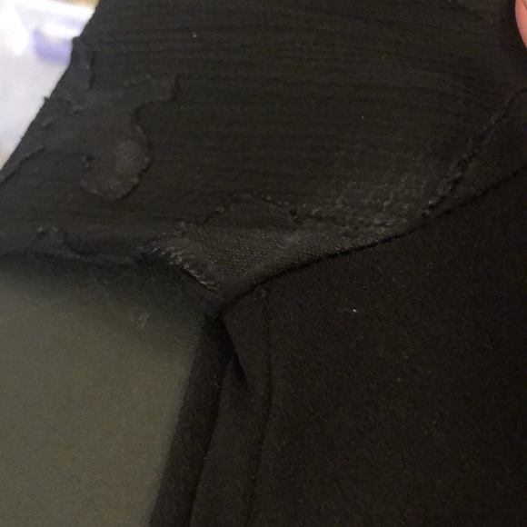 CeCe Mixed Media Little Black Dress size Small - Picture 14 of 14